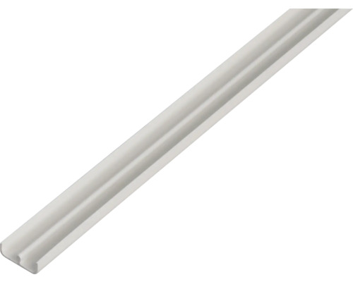 GAH.ALBERTS Geleidingsprofiel onder 16x5 mm kunststof wit, 200 cm Kunststof profielstrip