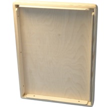 Houten kist met onbehandeld oppervlak