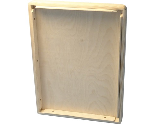 Houten kist met onbehandeld oppervlak