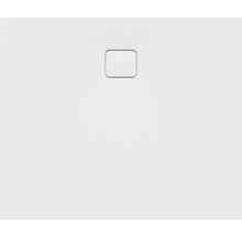 Vierkante douchebak met afvoergarnituur