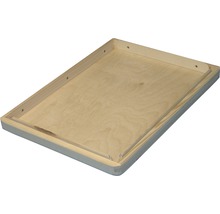 Houten dienblad met platte rand