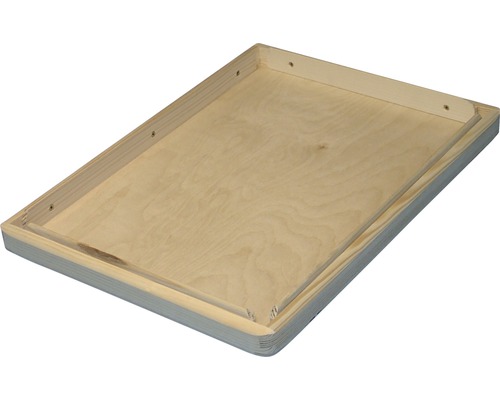 Houten dienblad met platte rand