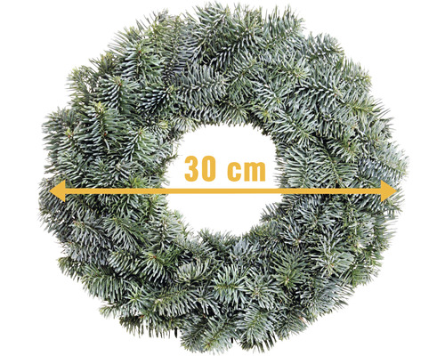 Den krans met een diameter van 30 cm