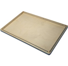Houten dienblad met platte rand