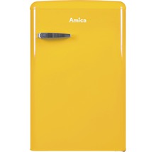 Gele Amica koelkast met handgreep