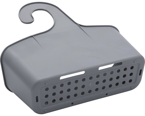 Grijze douchemand met haak om op te hangen