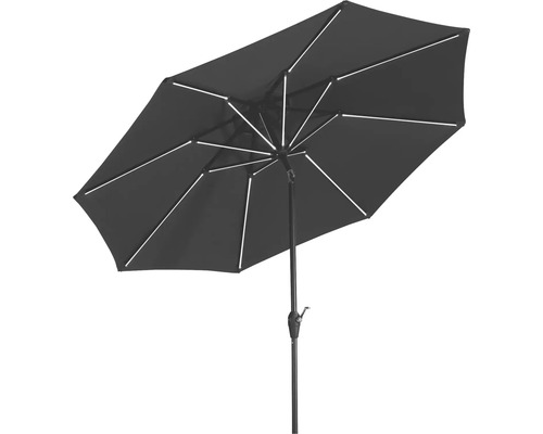 Rechthoekige tuinzweefparasol met slinger mechanisme