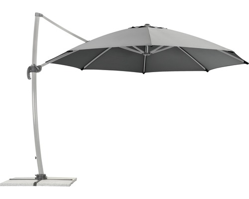 Vrijhangende parasol met standaard