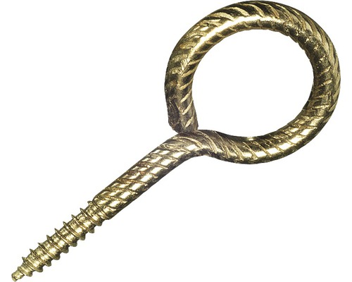 DRESSELHAUS Schroefoog 10x20 mm metaal gebruineerd, 10 stuks Oogschroef van metaal