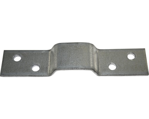 DRESSELHAUS Ophangoog met schroeven 80 mm galv.verzinkt, 2 stuks Metalen paaldrager met vier gaten