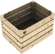 BUILDIFY Houten kist onbehandeld 44x33x28 cm-thumb-1 BUILDIFY Houten kist onbehandeld 44x33x28 cm-thumb-1