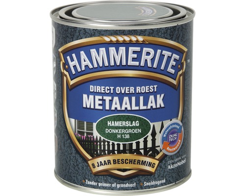 HAMMERITE Metaallak hamerslag donkergroen H138 750 ml