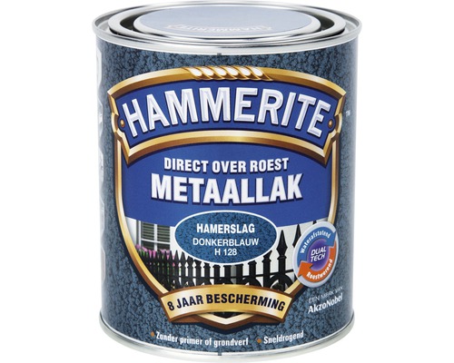 HAMMERITE Metaallak hamerslag donkerblauw H128 750 ml