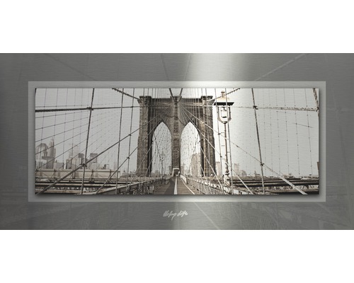 Decoratieve muurdecoratie met de Brooklyn Bridge