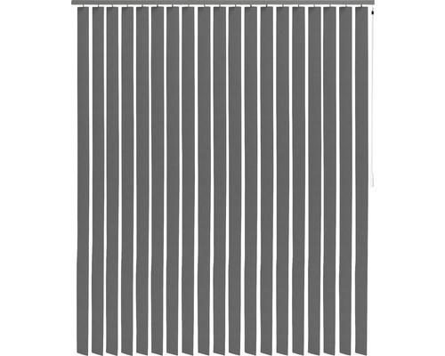 Grijze verticale jaloezieën voor raamdecoratie