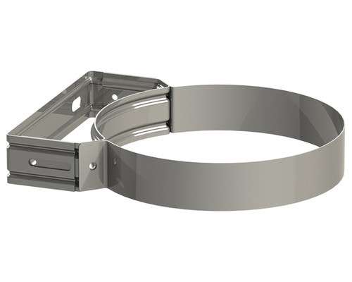 Muurbeugel voor dubbelwandig buis Ø 150 mm / 200 mm verstelbaar (muur) 50-80 mm Pijpklem met wandbevestiging