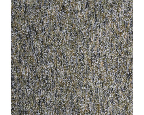 Tapijt bouclé Safia grijs/groen 400 cm breed Detailopname van een tapijt