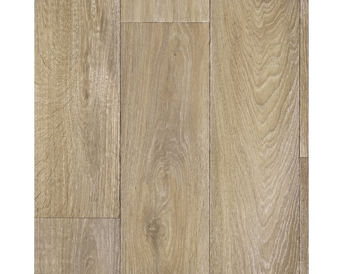 PVC op maat Texal Macchiato bruin 400 cm breed Vloerbedekking van licht hout