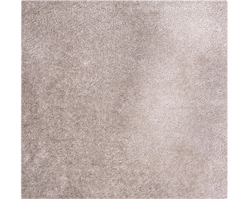 Tapijt frisé Leila donkerzand 400 cm breed Vierkant tapijt van textielvezel