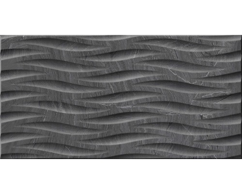 Decoratietegel wand Varana marengo 32x62,5 cm Decoratieve tegel met golfpatroon voor wanddecoratie
