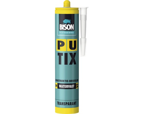BISON PU-Tix constructielijm transparant 340 g