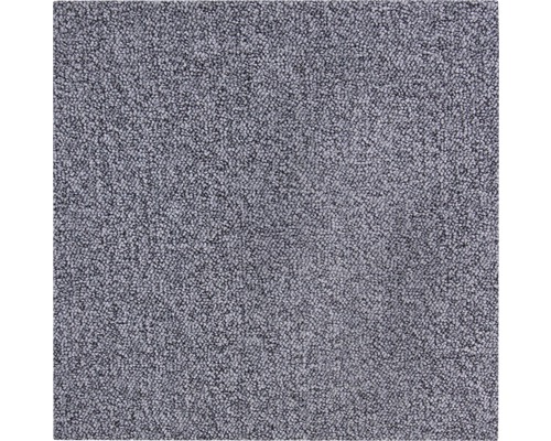 Tapijt bouclé Massimo grijs 400 cm breed Detailweergave van een grijze tapijttegel.
