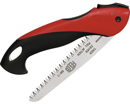 Felco inklapbare zaag met rode en zwarte handgreep