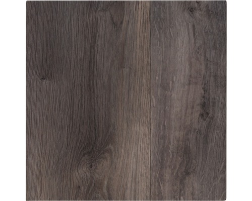 PVC op maat Ultimo houtoptiek grijs/beige 200 cm breed Donkere laminaatvloer met houtlook