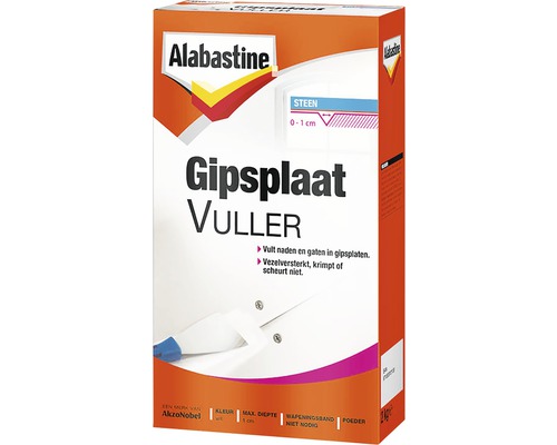 ALABASTINE Gipsplaatvuller poeder 2 kg ALABASTINE Gipsplaatvuller poeder 2 kg