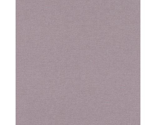 RASCH Vliesbehang 448535 Country Charme effen paars Behang met textielpatroon