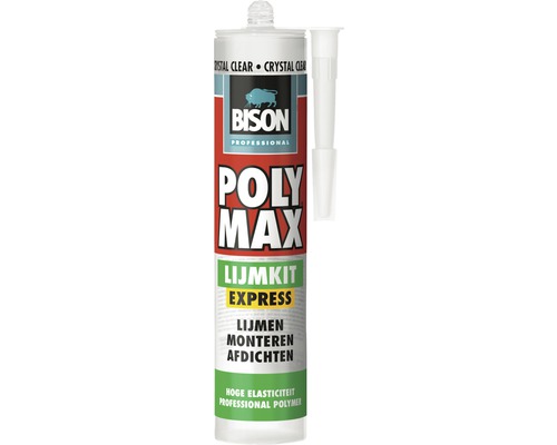 BISON Professional Poly max® lijmkit express transparant 300 g-0