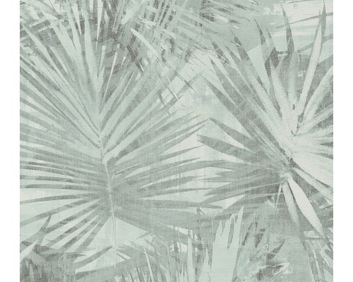 A.S. CRÉATION Vliesbehang 36385-3 Atracttive 2 palmbladeren groen Palmbladerenpatroon op behang