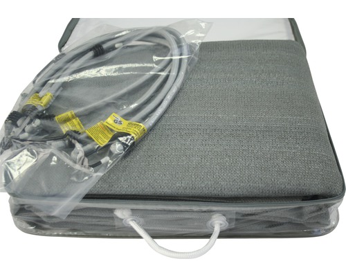 Zonnescherm en accessoires in draagtas