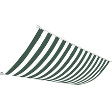 Zonnescherm met groen-witte strepen