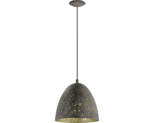 EGLO Hanglamp Safi bruin-goud E27 max. 60W Ø 27,5 cm Energieklasse A++