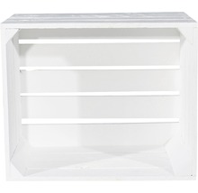 Witte houten opbergkist