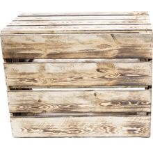 VINTAGE MÖBEL Vintage fruitkist gevlamd met plank 50x40x30 cm-thumb-7 VINTAGE MÖBEL Vintage fruitkist gevlamd met plank 50x40x30 cm-thumb-7