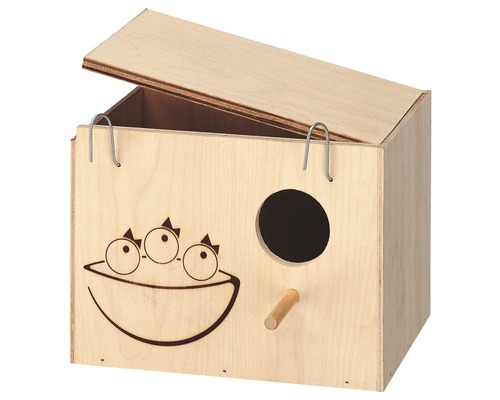 FERPLAST Nestkastje Nido Zg 7, hout, 25 x 17 x h 17 cm FERPLAST Nestkastje Nido Zg 7, hout, 25 x 17 x h 17 cm