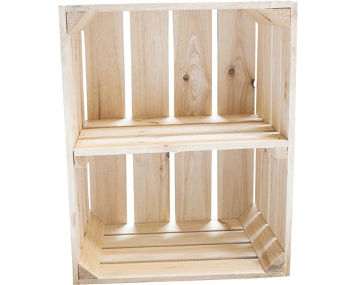 Houten kist met één vak