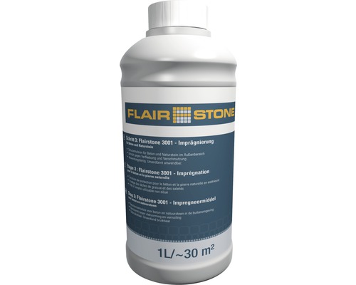 FLAIRSTONE 3001 impregnering voor beton en natuursteen 1 liter FLAIRSTONE 3001 impregnering voor beton en natuursteen 1 liter