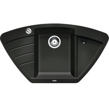 Spoelbak van steenmateriaal voor de keukenhoek