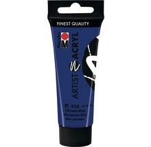 Tube ultramarijnblauwe acrylverf voor kunstenaars