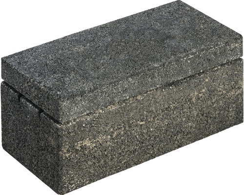 DIEPHAUS Wandafdekplaat iBrixx Modern Eco kwartsiet 45x22,5x5 cm Grijze straatsteen