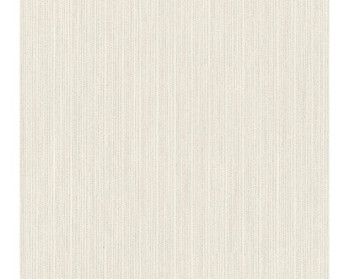 A.S. CRÉATION Vliesbehang 36499-1 Michalsky 3 effen strepenreliëf beige Close-up van een beige behang met een verticaal streepjespatroon.
