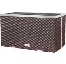 Plantenbak 70x38x40 cm rattan bruin