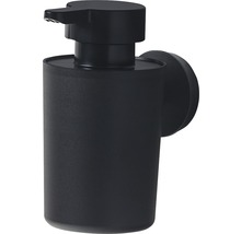 Zwarte zeepdispenser voor wandmontage