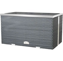 Plantenbak 70x38x40 cm rattan antraciet