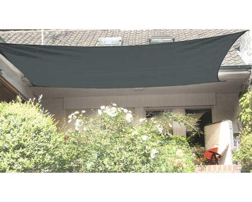 PEDDYSHIELD Schaduwdoek vuil- en waterafstotend rechthoek antraciet 200x250 cm