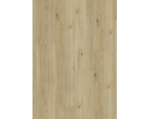 Houten vloer met heldere eiken decoratie