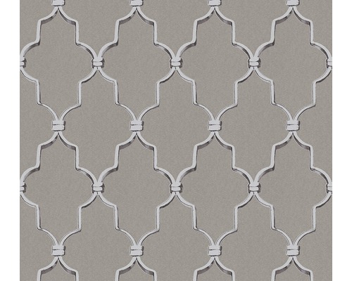 A.S. CRÉATION Vliesbehang 36502-2 Michalsky 3 hekwerk bruin/grijs Behang met rasterpatroon